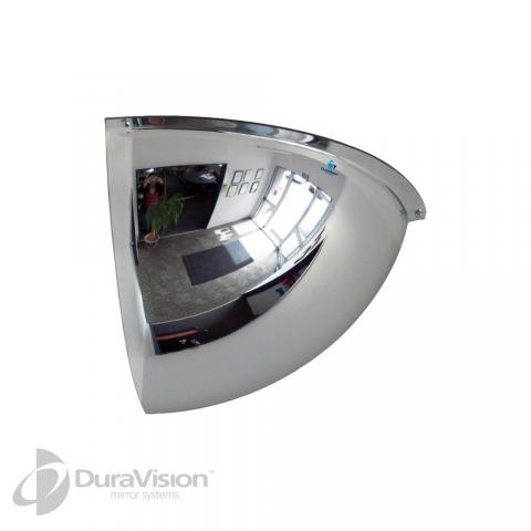 900mm Quarter Dome Convex Mirror