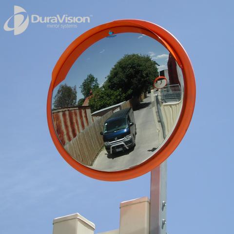 800mm DeLuxe Traffic Stainless Steel Convex Mirror