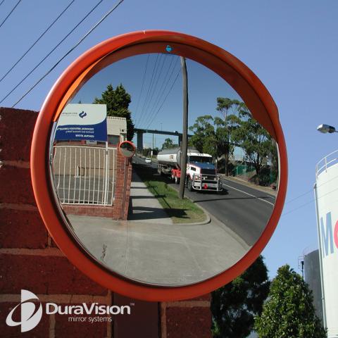 800mm DeLuxe Traffic Stainless Steel Convex Mirror