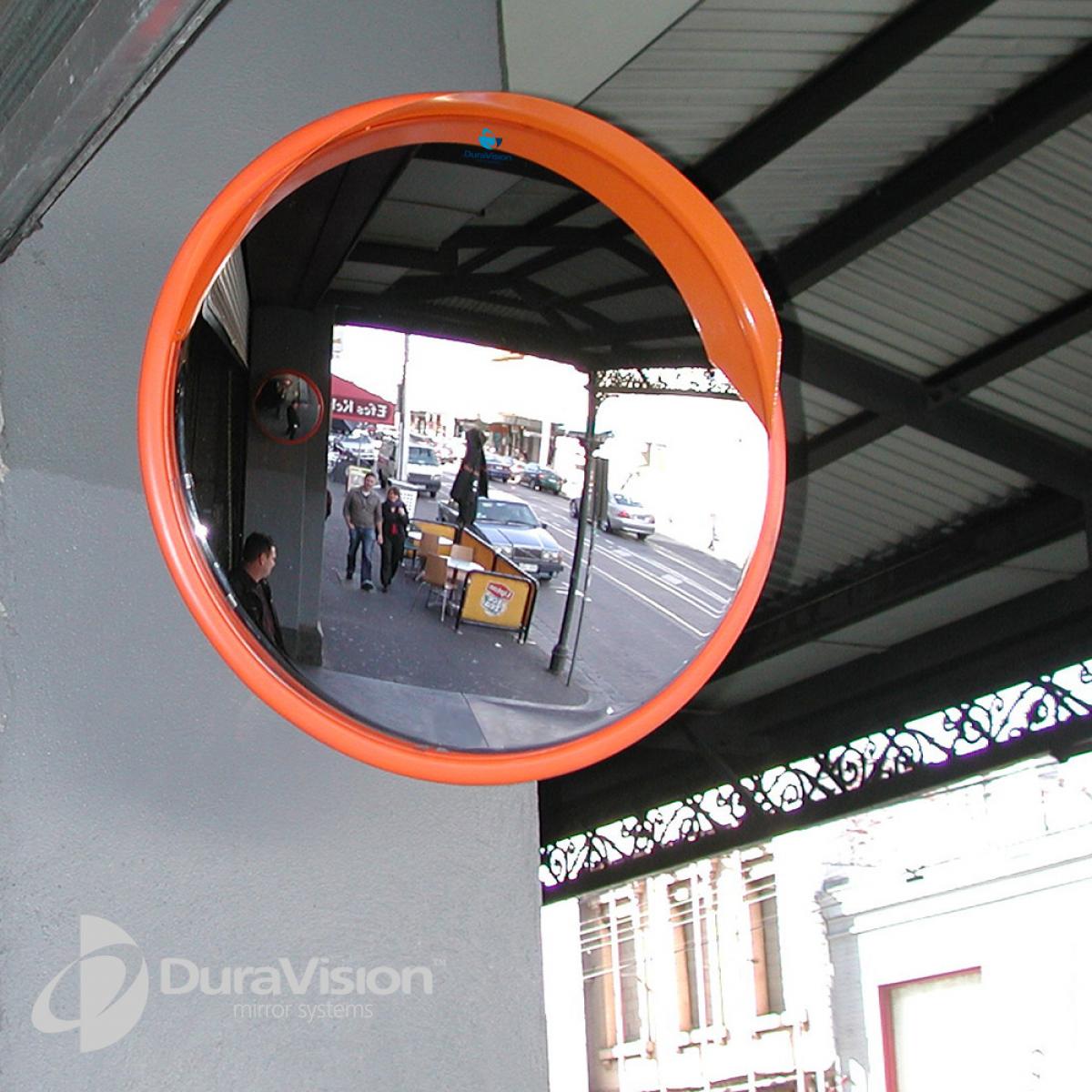1000mm DeLuxe Traffic Stainless Steel Convex Mirror