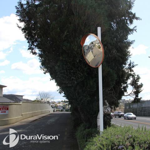 1000mm DeLuxe Traffic Acrylic Convex Mirror