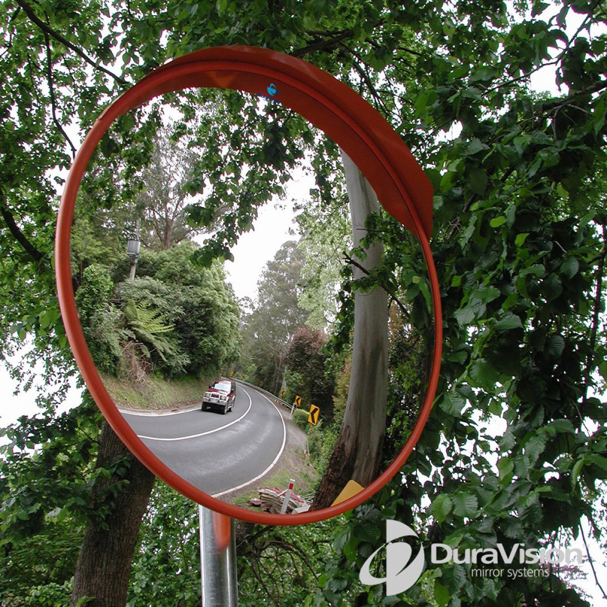 600mm DeLuxe Traffic Acrylic Convex Mirror