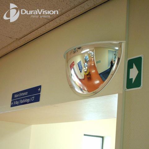 600mm DeLuxe Half Dome Convex Mirror