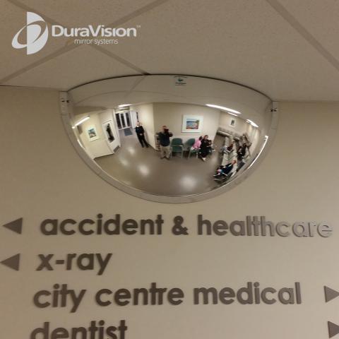 900mm Half Dome Convex Mirror