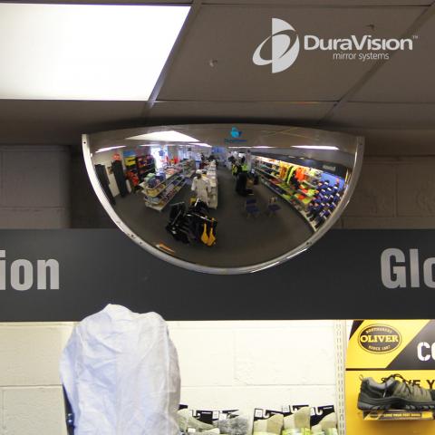 900mm Half Dome Convex Mirror