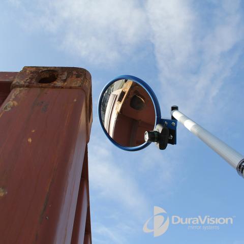 230mm Lightweight Inspection Mirror - Long Handle