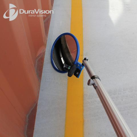 150mm Heavy Duty Inspection Mirror - Short Handle