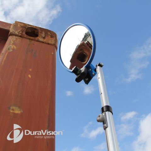 230mm Heavy Duty Inspection Mirror - Short Handle 