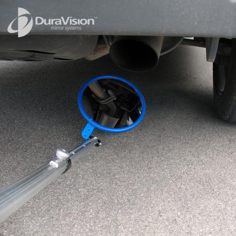 230mm Heavy Duty Inspection Mirror - Short Handle 