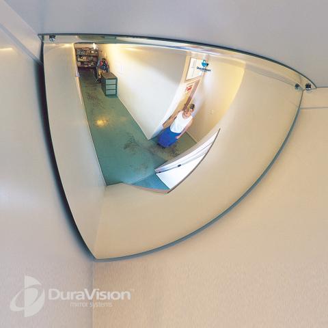 900mm Quarter Dome Convex Mirror