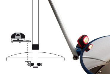 Biosecurity Inspection Mirror LED Light